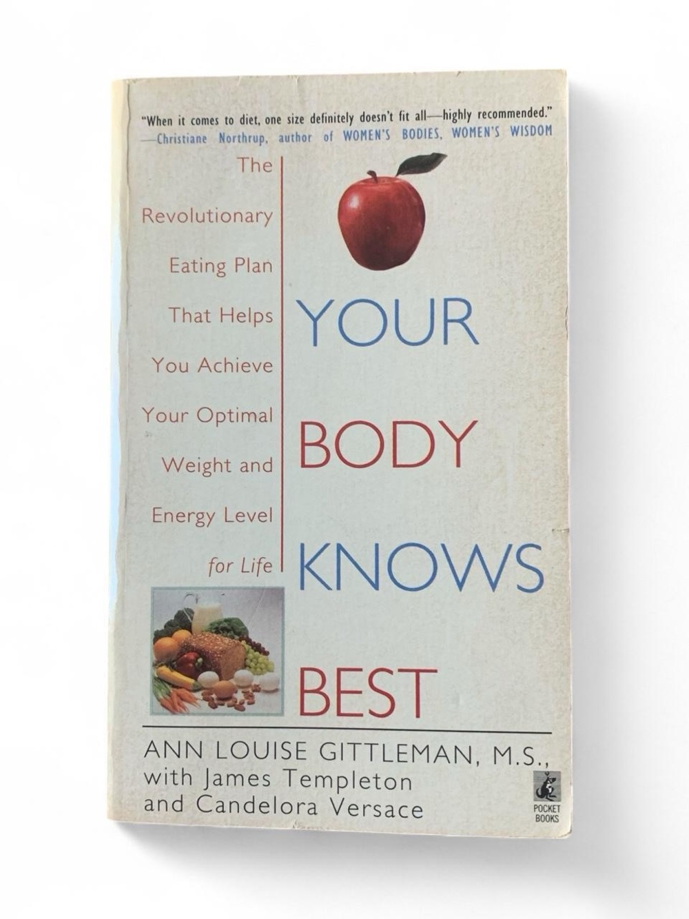 Your Body Knows Best by Ann Louise Gittleman - White & Red Cover